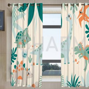 پرده تصویری طرح دایناسور