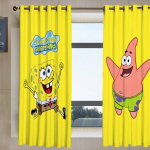 پرده تصویری طرح باب اسفنجیS006