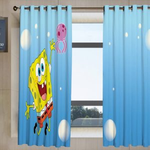 پرده تصویری طرح باب اسفنجیS004